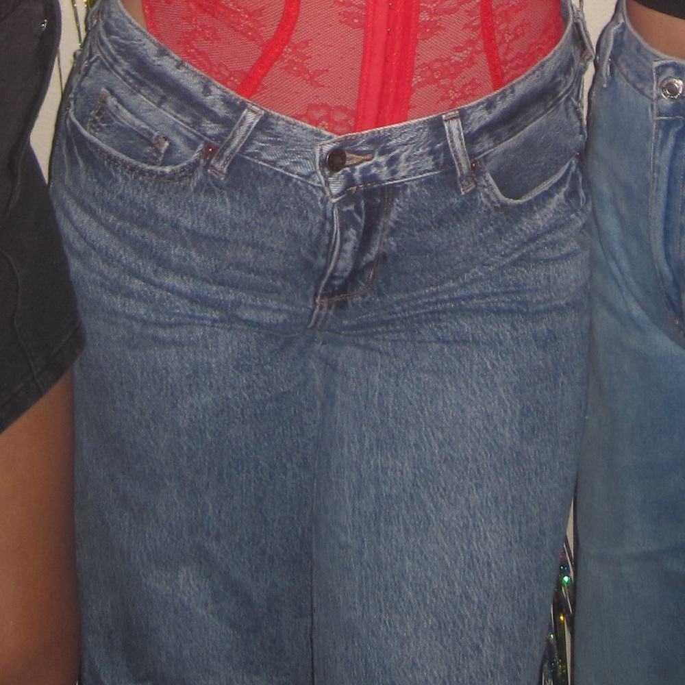 RSQ Wide Leg Mid Rise Jeans